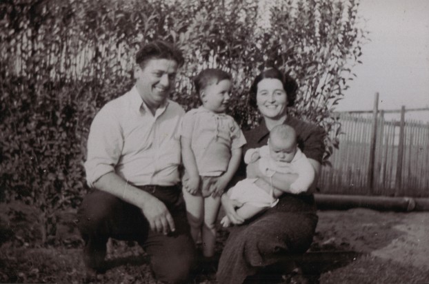 Grandfather Giovanni Mellano and his family in the early days after establishing Mellano & Co. in Los Angeles, 1925.