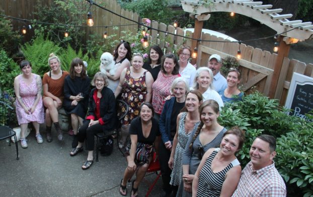 What a wonderful evening -- meeting and sharing our mutual passion at the Slow Flowers Meetup @Sellwood Flower Co. 
