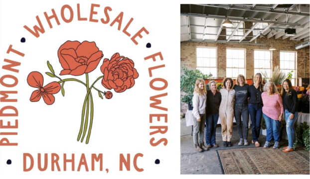 Piedmont Wholesale Flowers logo and members