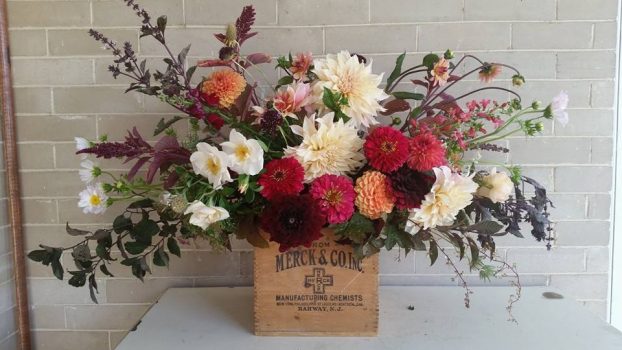 Flowers grown and designed by Meg McGuire of Red Daisy Farm