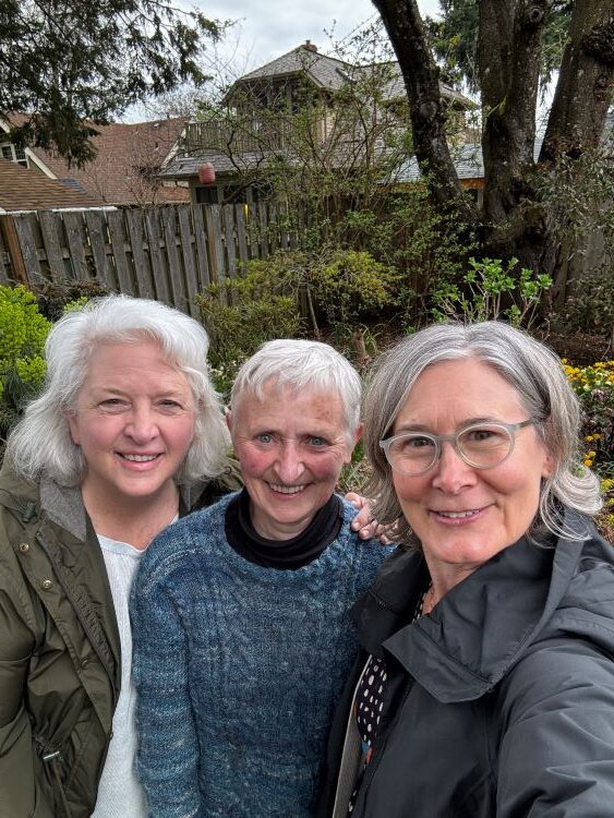 Debra Prinzing, Francoise Weeks, and Julie Beeler