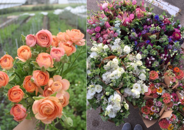 Ranunculus and Market Bouquets