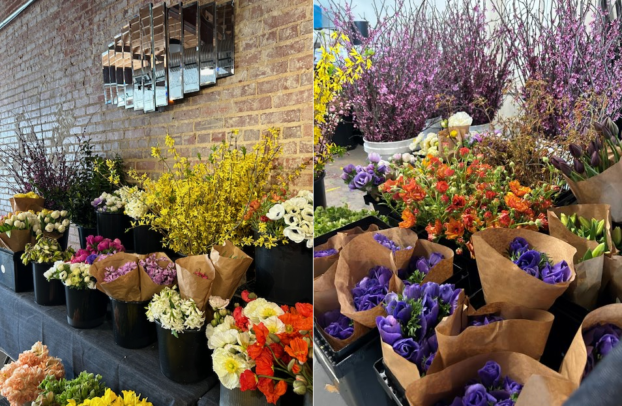 Flowers fill the Piedmont Wholesale Market on Opening Day March 12, 2024