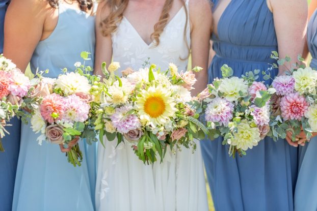 bridal bouquets by Polly Hutchison