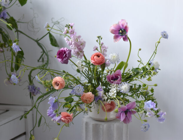 Floral arrangement by Ingrid Carozzi for Slow Flowers Society (c) Ingrid Carozzi