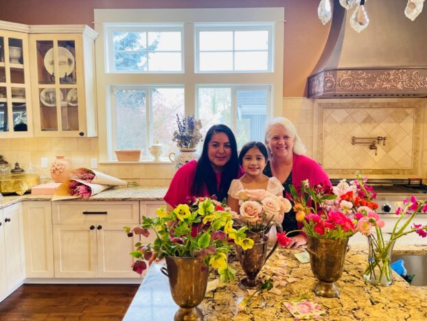 Teresa, Priya and Debra