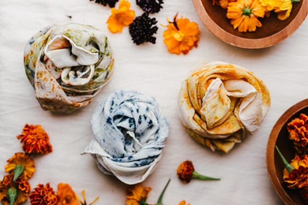Plant-based dyes and textiles