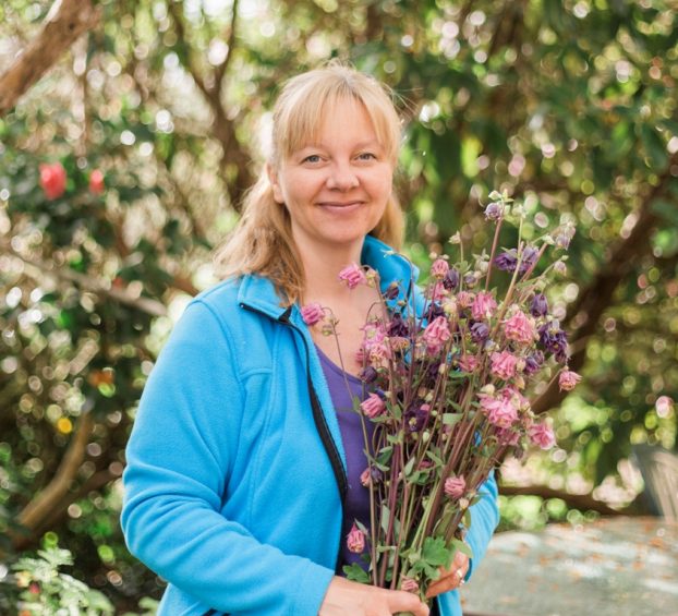 Kathleen Barber of Erika's Fresh Flowers