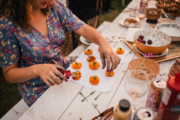 Hands-on learning at Masagana Flower Farm