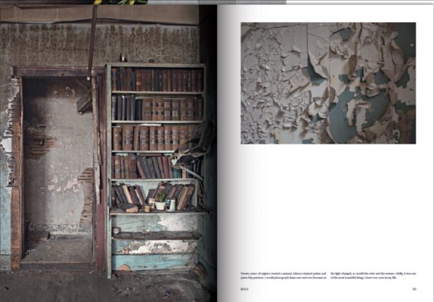 A spread from the section titled "$500" shows two images from the little house where Lisa staged the preview in May 2015. 