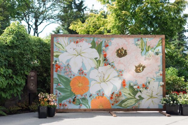 Follow the Blooms Mural at Slow Flowers Summit 2023